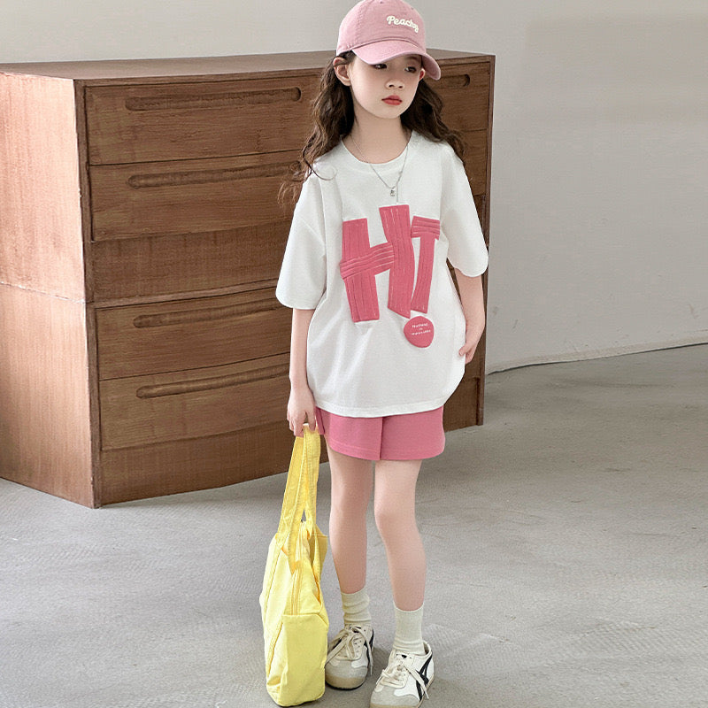 Conjunto short más camiseta overside HI!