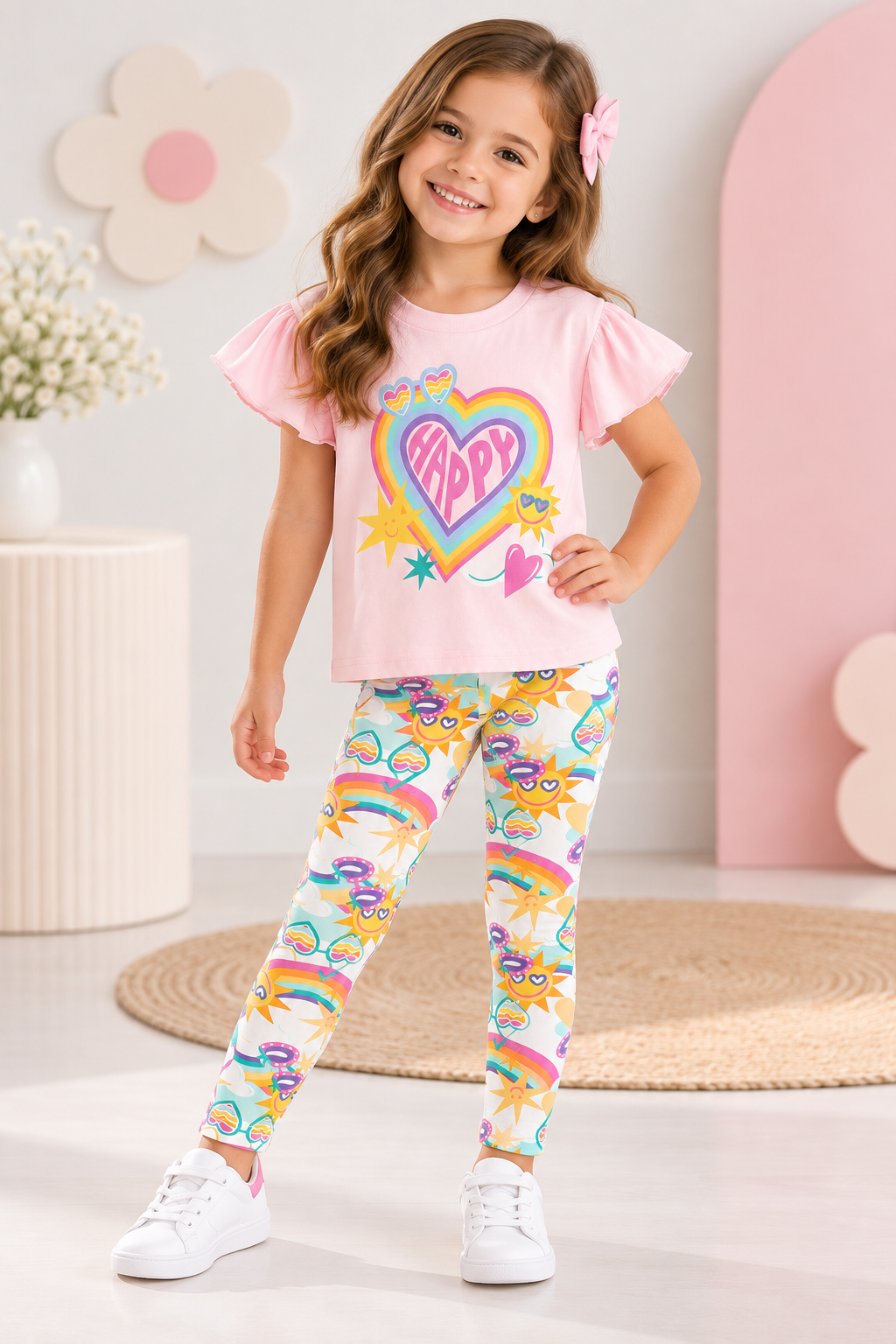 Conjunto de calza con remera 100% de algodón marca malwee