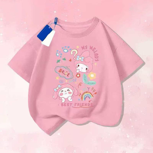 Remera de Algodón detalles de my Melody
